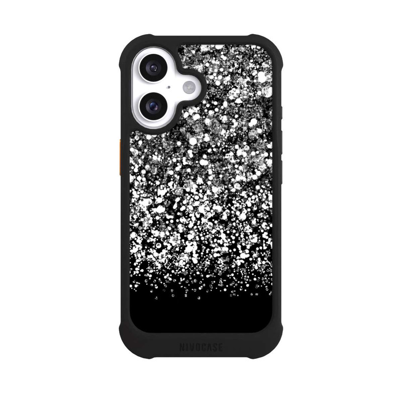 iPhone 16 NIVOmax Schneefall Glitzerlook