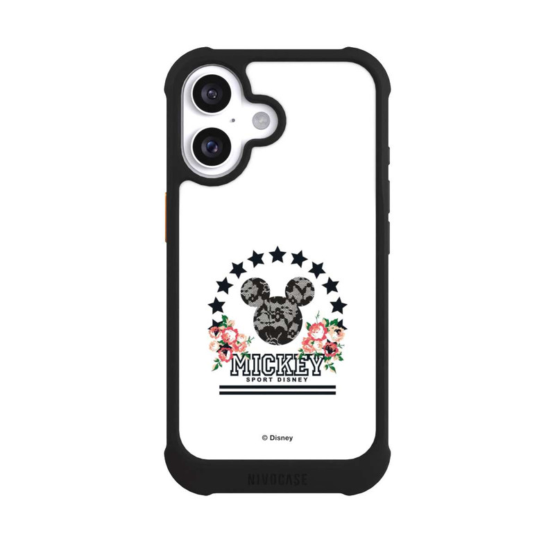 iPhone 16 NIVOmax Mickey Mouse - College Flowers