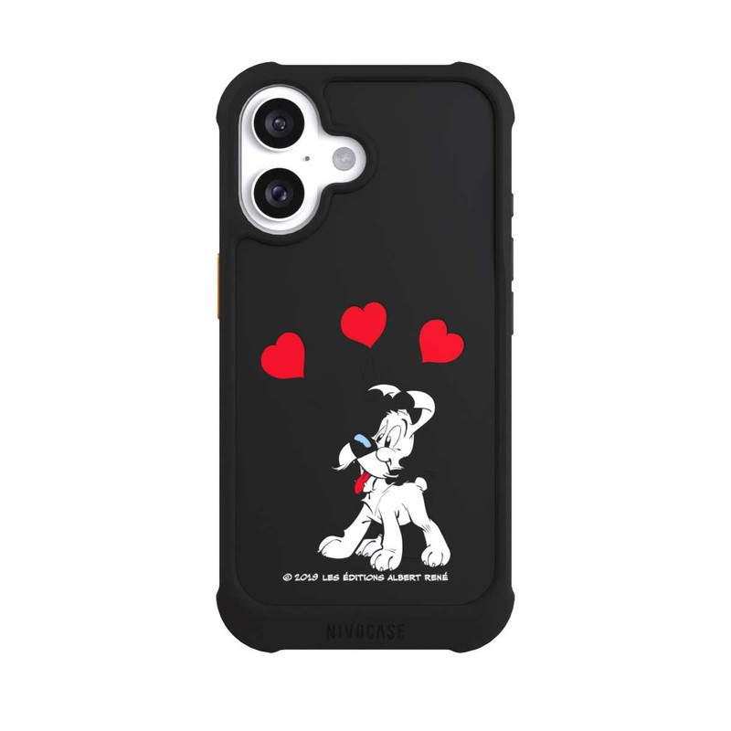 iPhone 16 NIVOmax Liebe Idefix Transparent