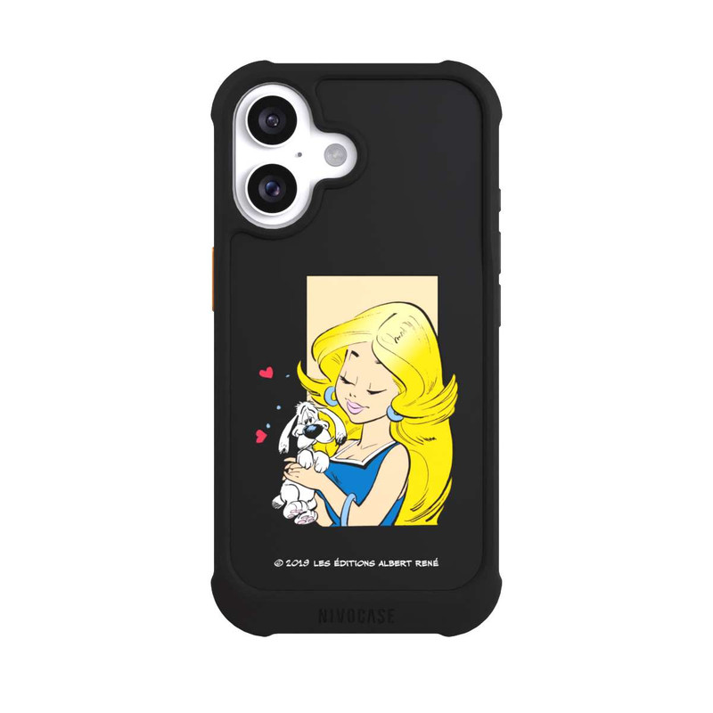 iPhone 16 NIVOmax Falbala und Idefix Verliebt Transparent