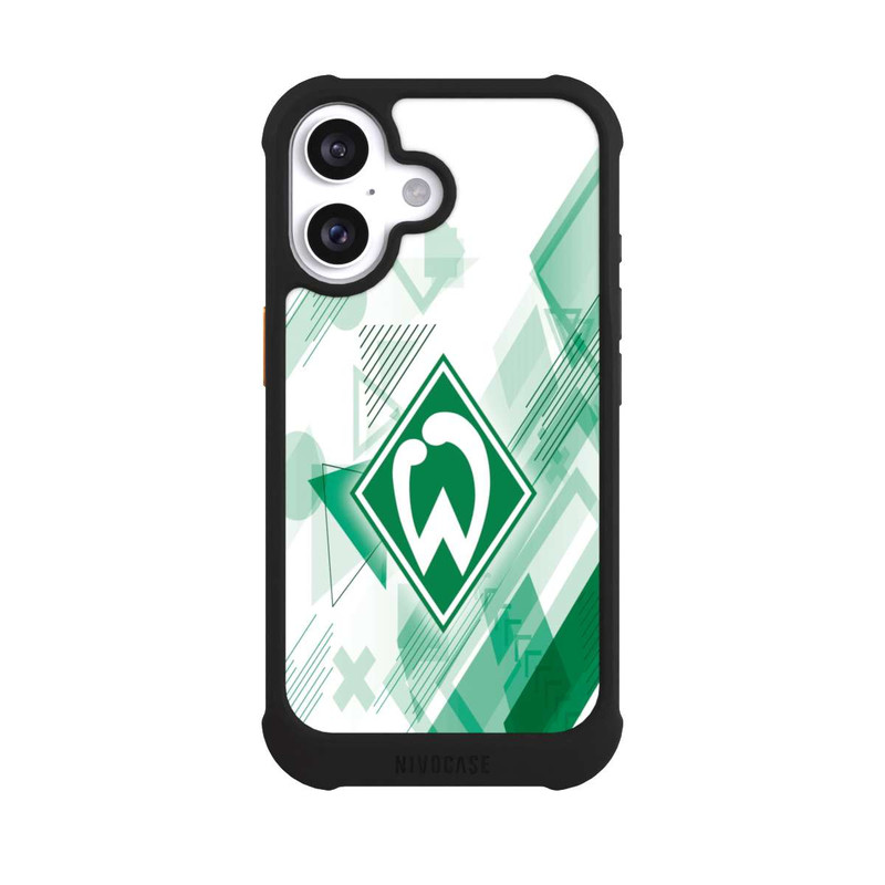 iPhone 16 NIVOmax Weiße Grafikelemente - Werder Bremen