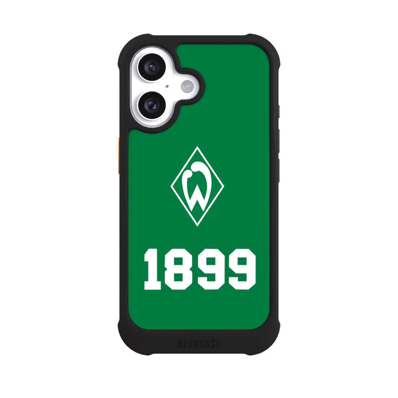 iPhone 16 NIVOmax 1899 Grün-Weiß Lebenslang Grün - Werder Bremen