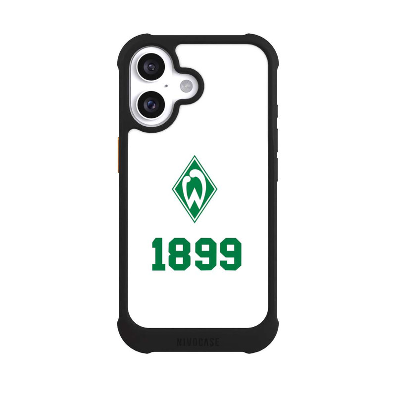 iPhone 16 NIVOmax 1899 Grün-Weiß Lebenslang Weiss - Werder Bremen