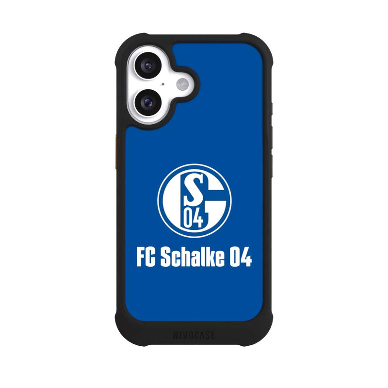 iPhone 16 NIVOmax FC Schalke 04 Blau