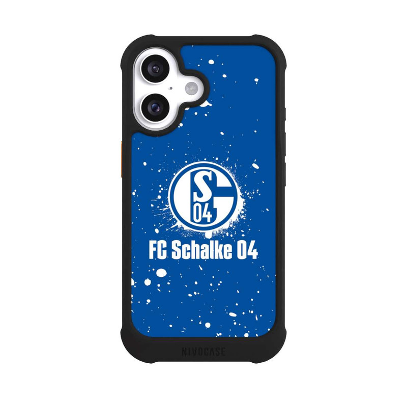 iPhone 16 NIVOmax Schalke 04 - Spraylogo