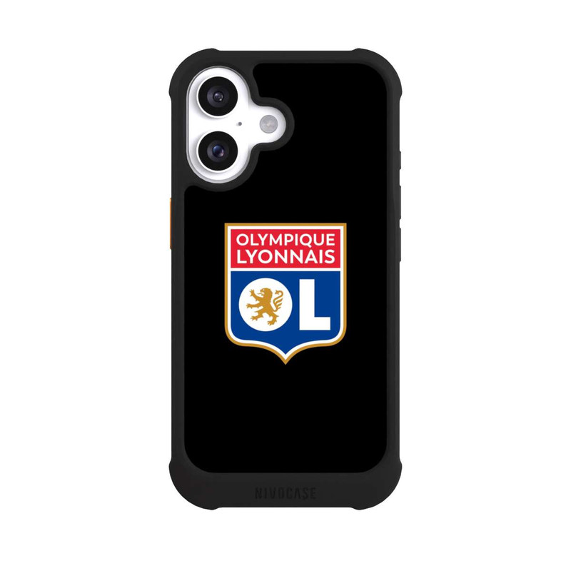 iPhone 16 NIVOmax Olympique Lyonnais Schwarz