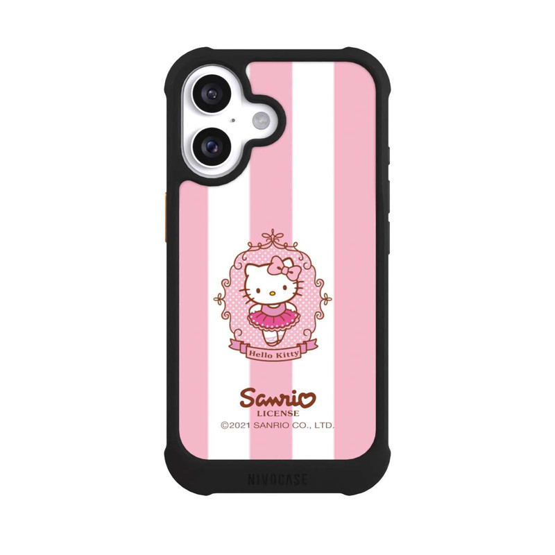 iPhone 16 NIVOmax Hello Kitty Ballerina-Streifen