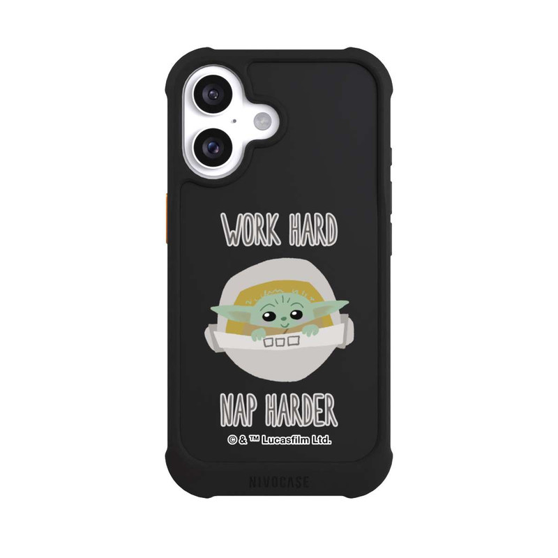 iPhone 16 NIVOmax The Child Work Hard Nap Harder Transparent