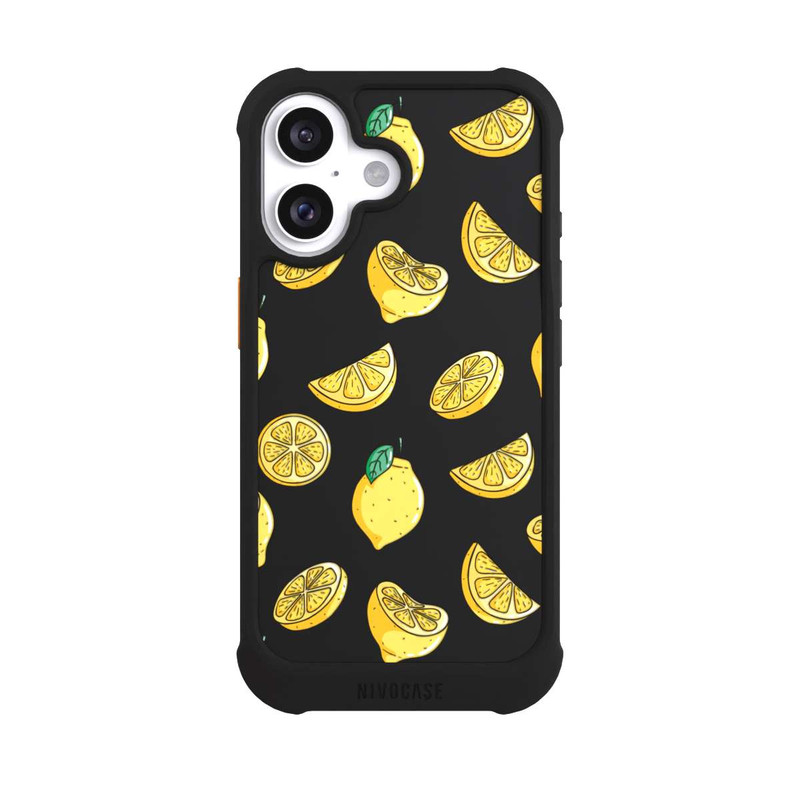 iPhone 16 NIVOmax Zitrone Transparent