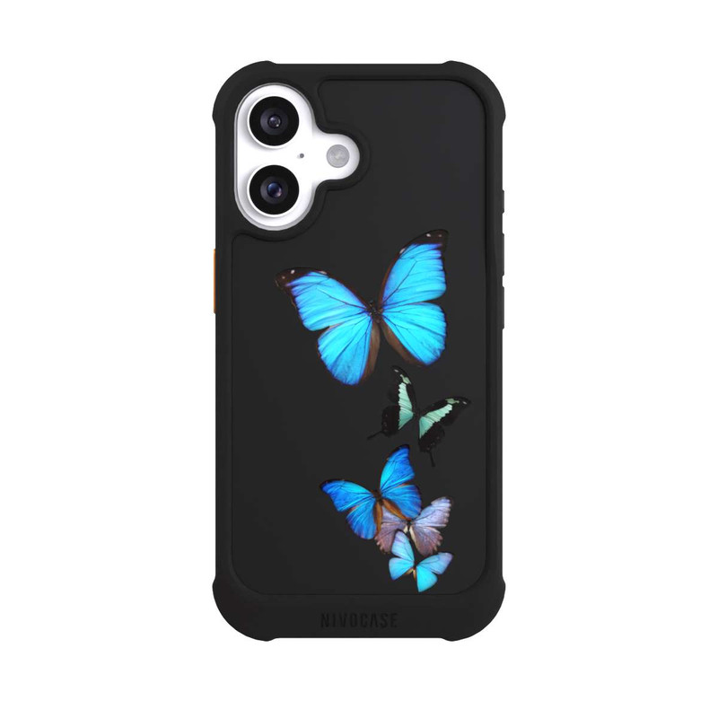 iPhone 16 NIVOmax Schmetterling Transparent