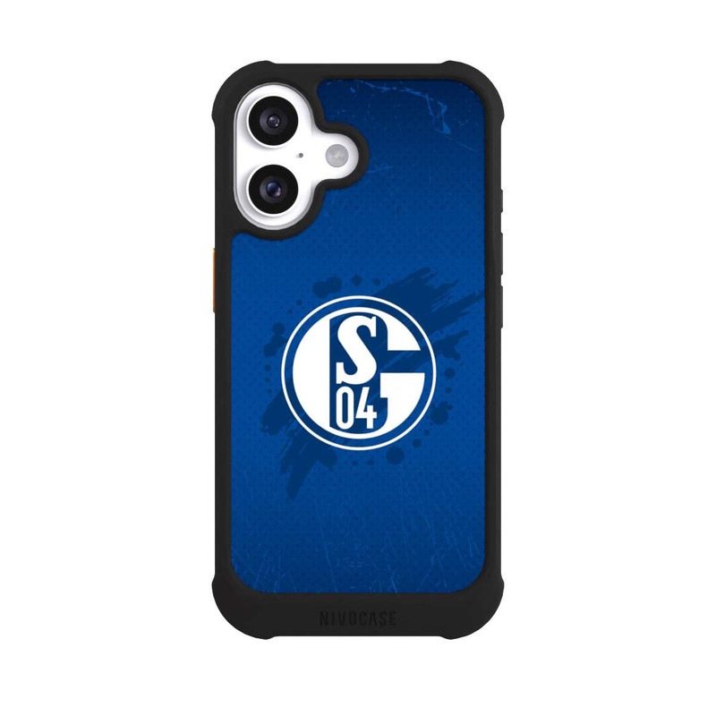 iPhone 16 NIVOmax Schalke 04 Farbe Fleck Blau