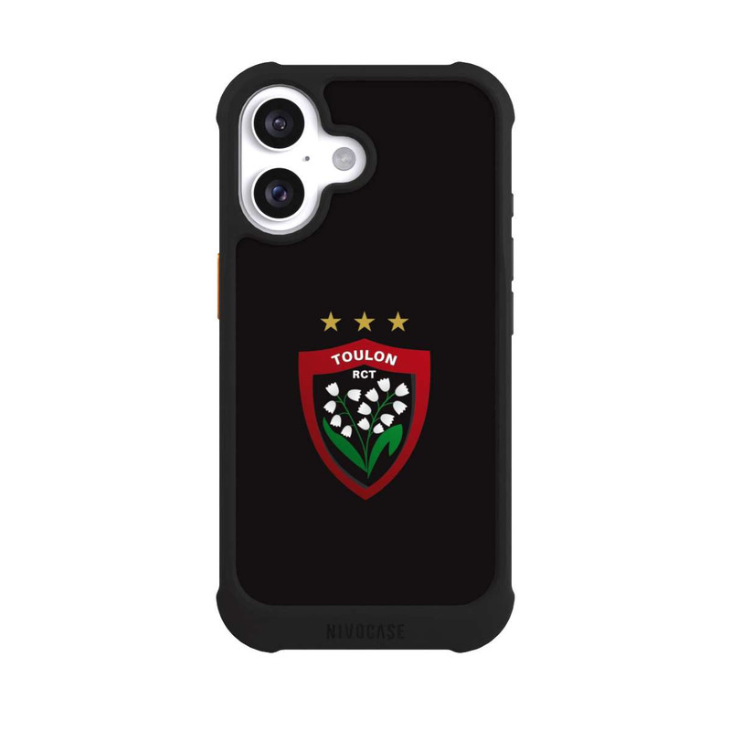 iPhone 16 NIVOmax RC Toulonnais Logo Schwarz