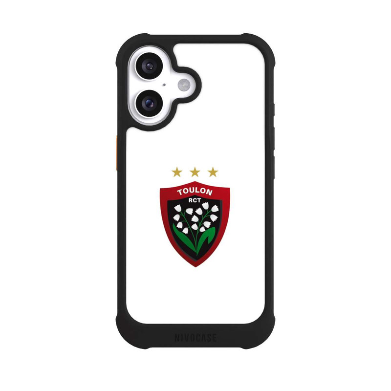 iPhone 16 NIVOmax RC Toulonnais Logo Weiß