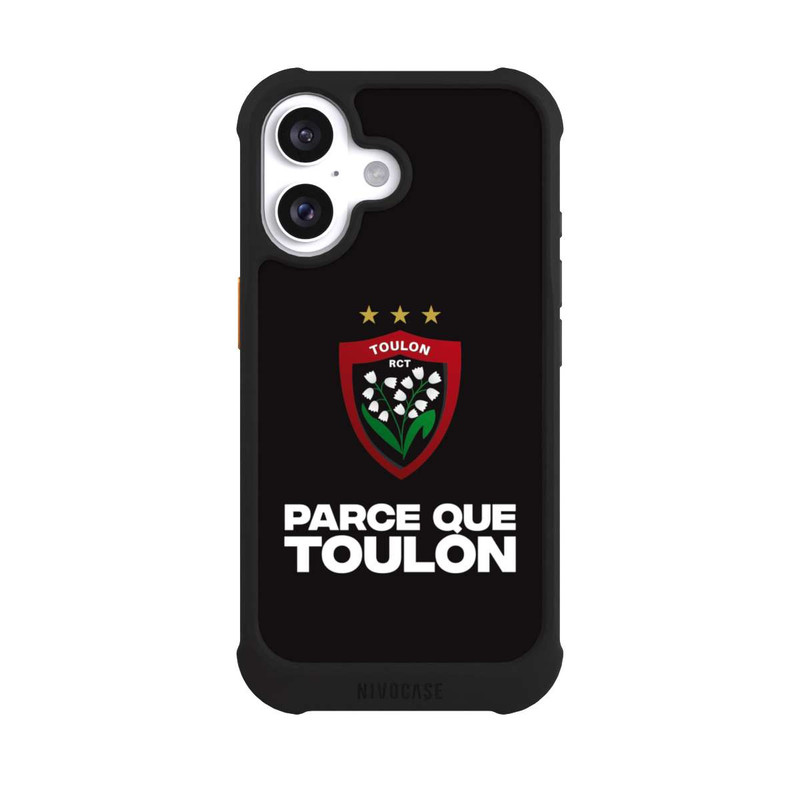 iPhone 16 NIVOmax RC Toulonnais Schwarz