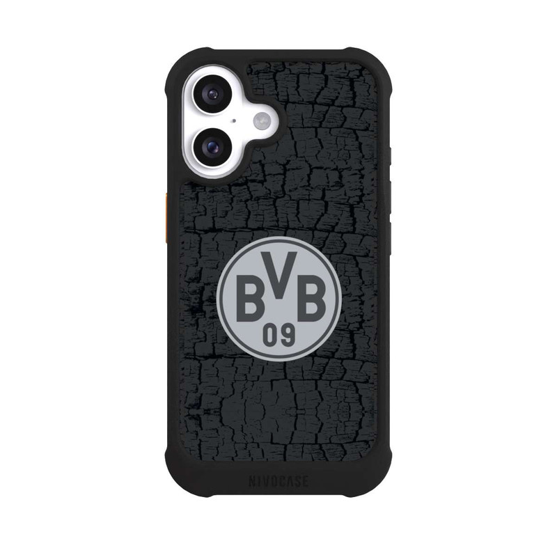 iPhone 16 NIVOmax BVB Trikot Kohle und Stahl