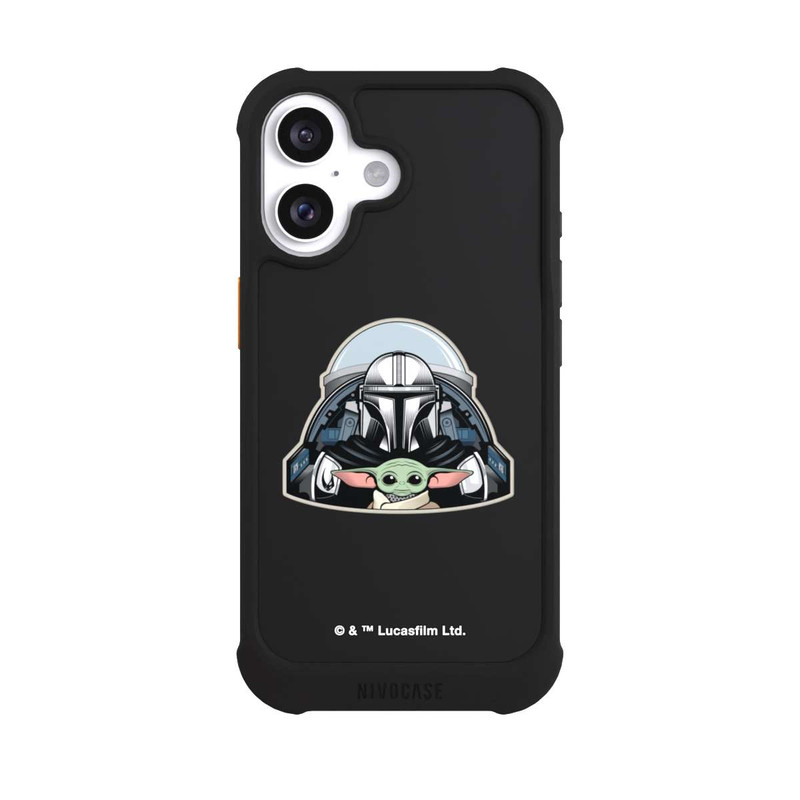 iPhone 16 NIVOmax Mando und Grogu Transparent