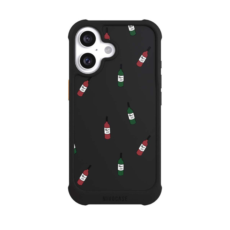 iPhone 16 NIVOmax Wein Pattern