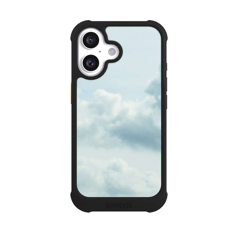 iPhone 16 NIVOmax Pastel Blue Clouds