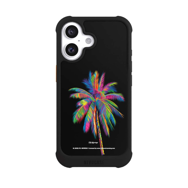 iPhone 16 NIVOmax Regenbogen Palme