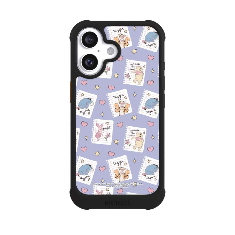 iPhone 16 NIVOmax Winnie Puuh Wilde Freunde Muster
