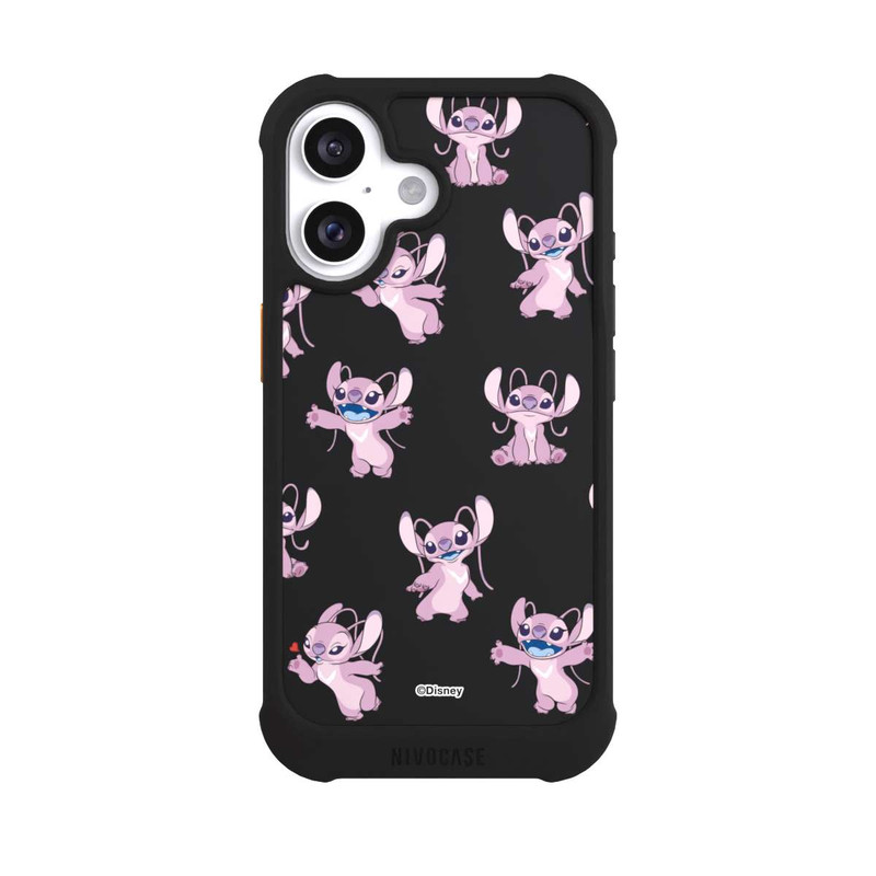 iPhone 16 NIVOmax Angel Faces Pattern Transparent