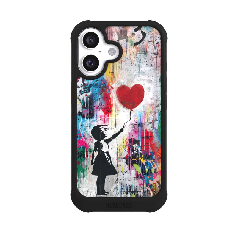 iPhone 16 NIVOmax Balloon Girl Colorful