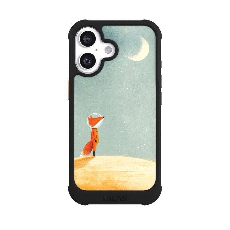 iPhone 16 NIVOmax Fuchs im Mondlicht