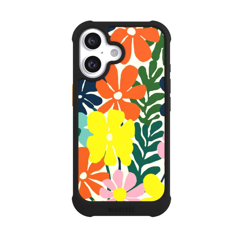iPhone 16 NIVOmax Blumen Farbenpracht