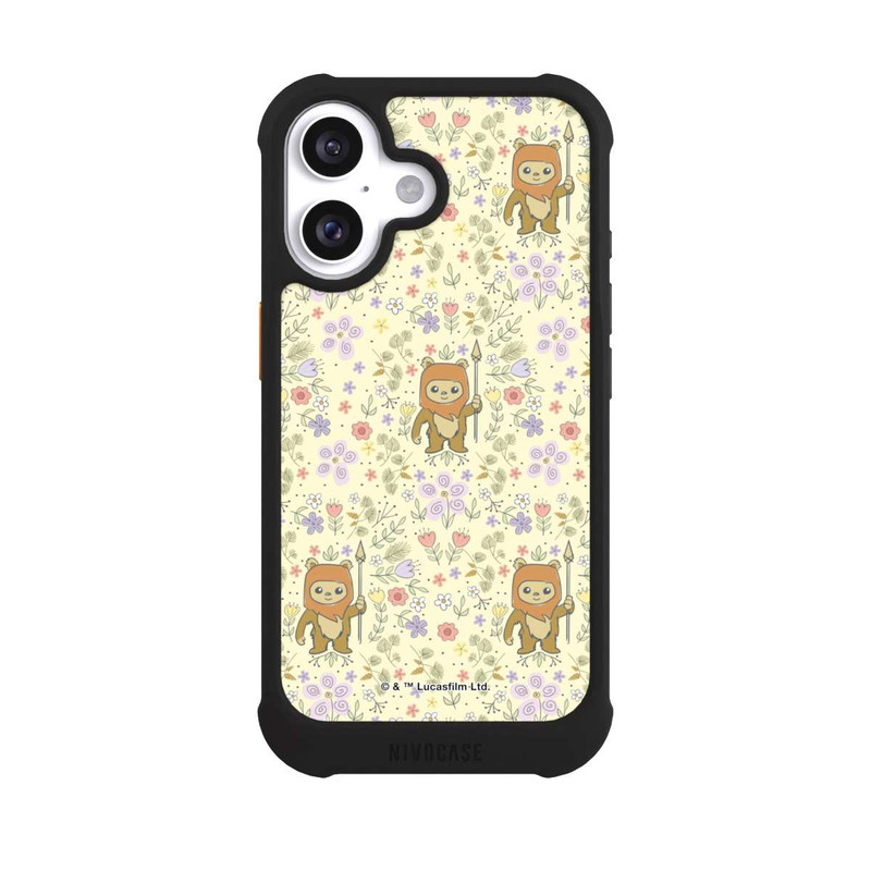 iPhone 16 NIVOmax Ewok Blumen Muster
