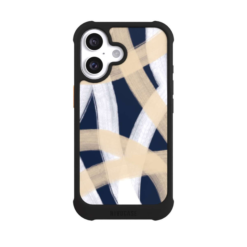 iPhone 16 NIVOmax Laced Up Beije Blue