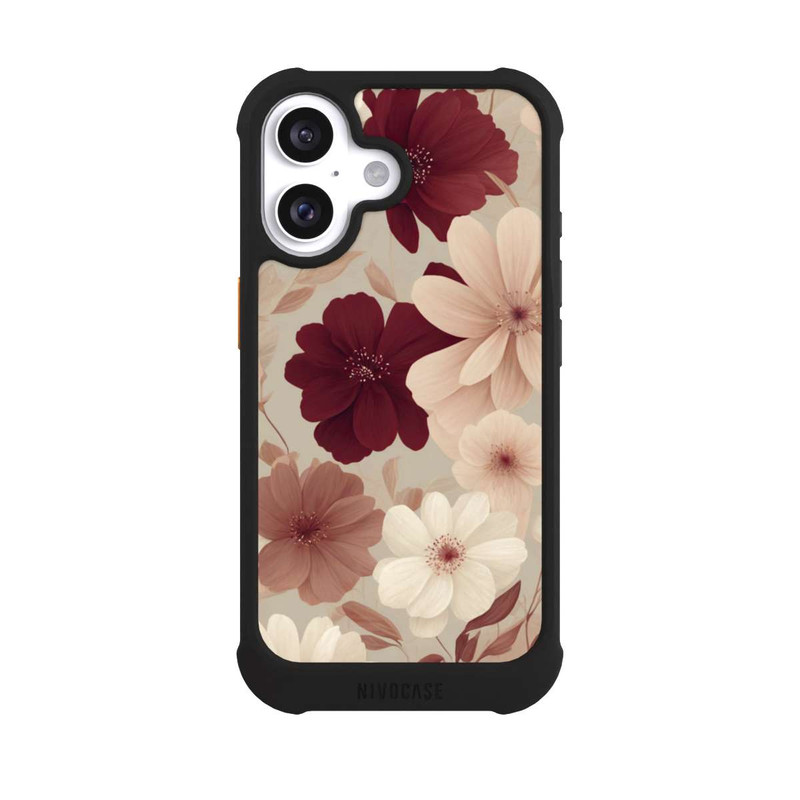 iPhone 16 NIVOmax Romantische Pastellblumen mit KI