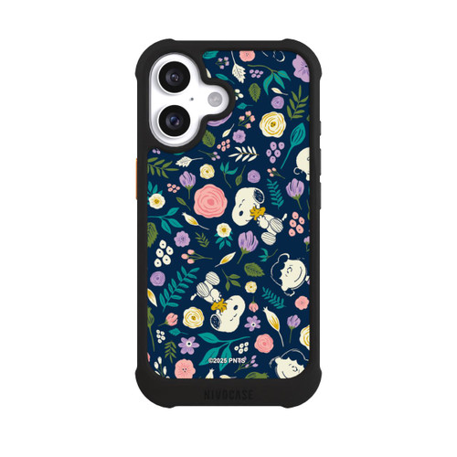  NIVOmax Peanuts Dark Flower Pattern