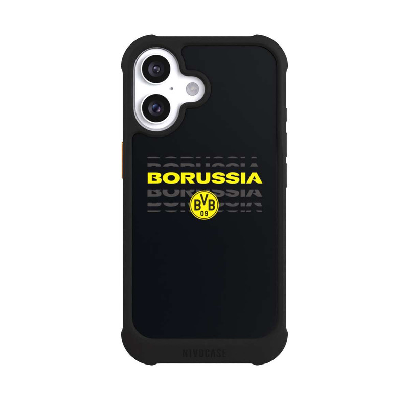 iPhone 16 NIVOmax Borrussia Gelb Schwarz