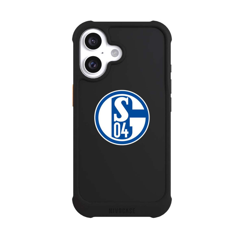 iPhone 16 NIVOmax FC Schalke 04 Logo Transparent