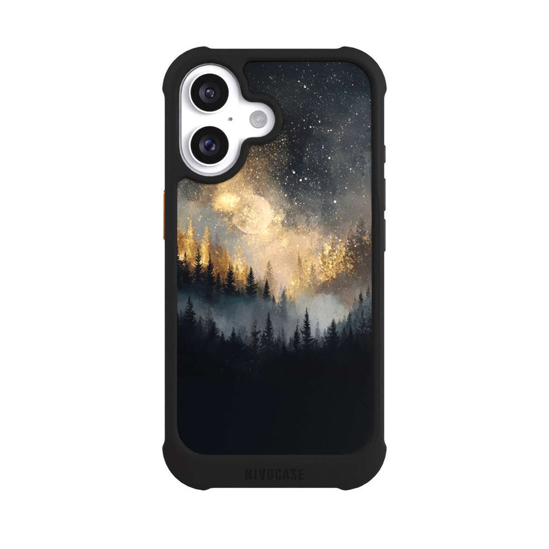 iPhone 16 NIVOmax nächtlicher Wald