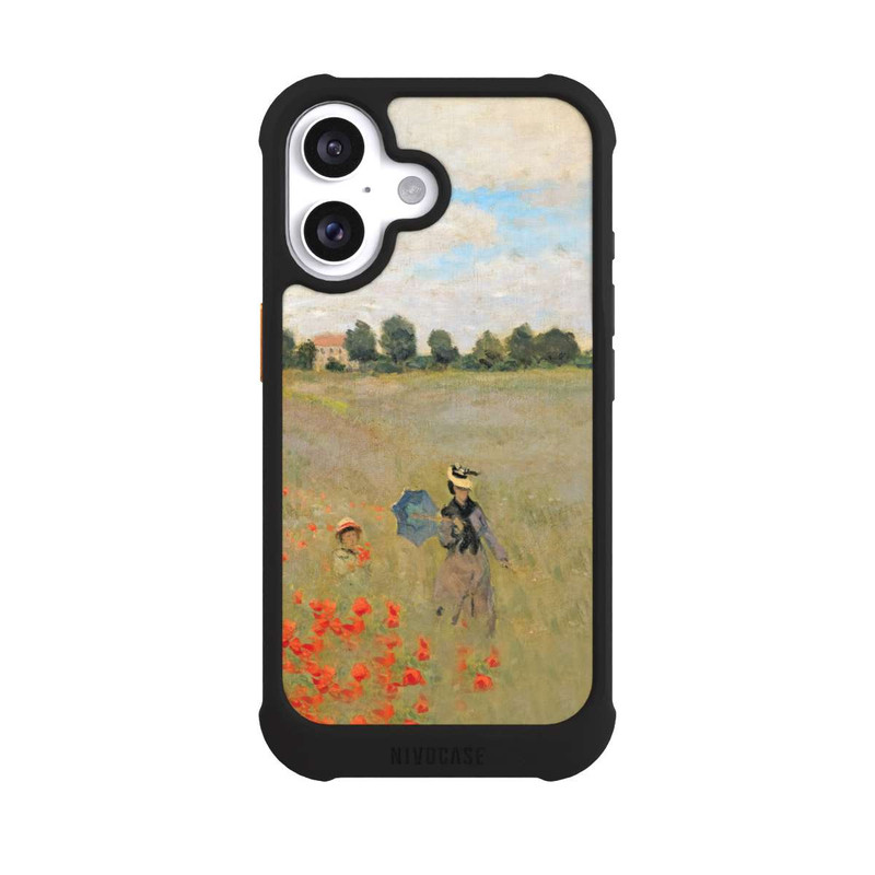 iPhone 16 NIVOmax Mohnfeld bei Argenteuil