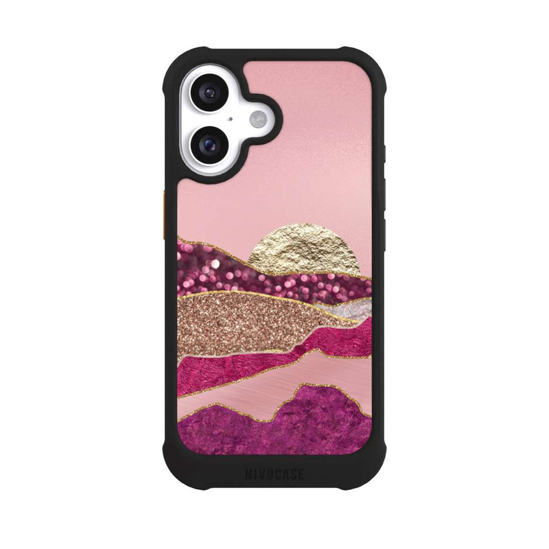 iPhone 16 NIVOmax Glamour Landscape Rosegold