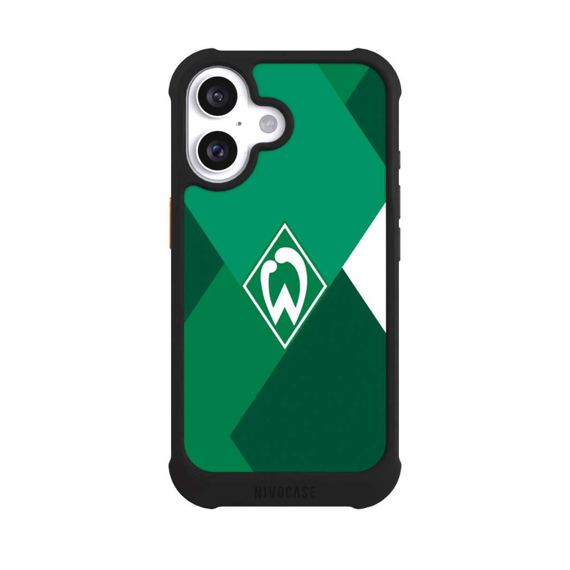 iPhone 16 NIVOmax Werder Bremen Rautenmuster