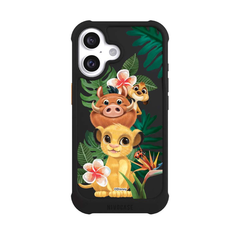 iPhone 16 NIVOmax König der Löwen Simba und Freunde Transparent