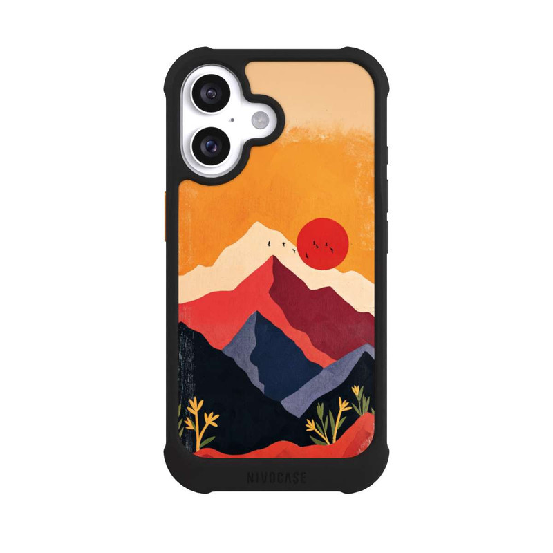iPhone 16 NIVOmax Les Alpes En Rouge