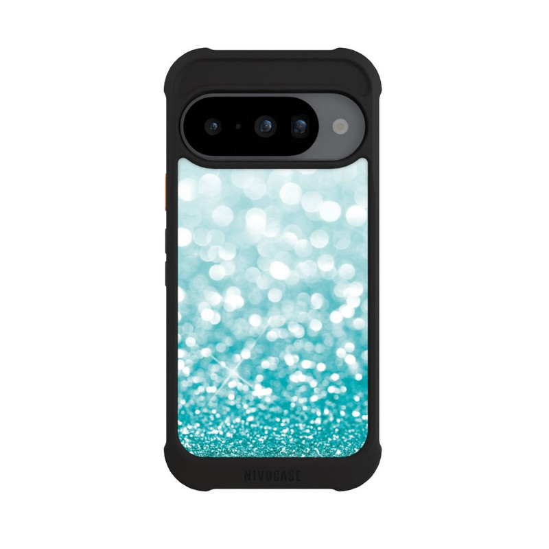Pixel 10 NIVOmax Pluie de Paillettes Pétroles Look