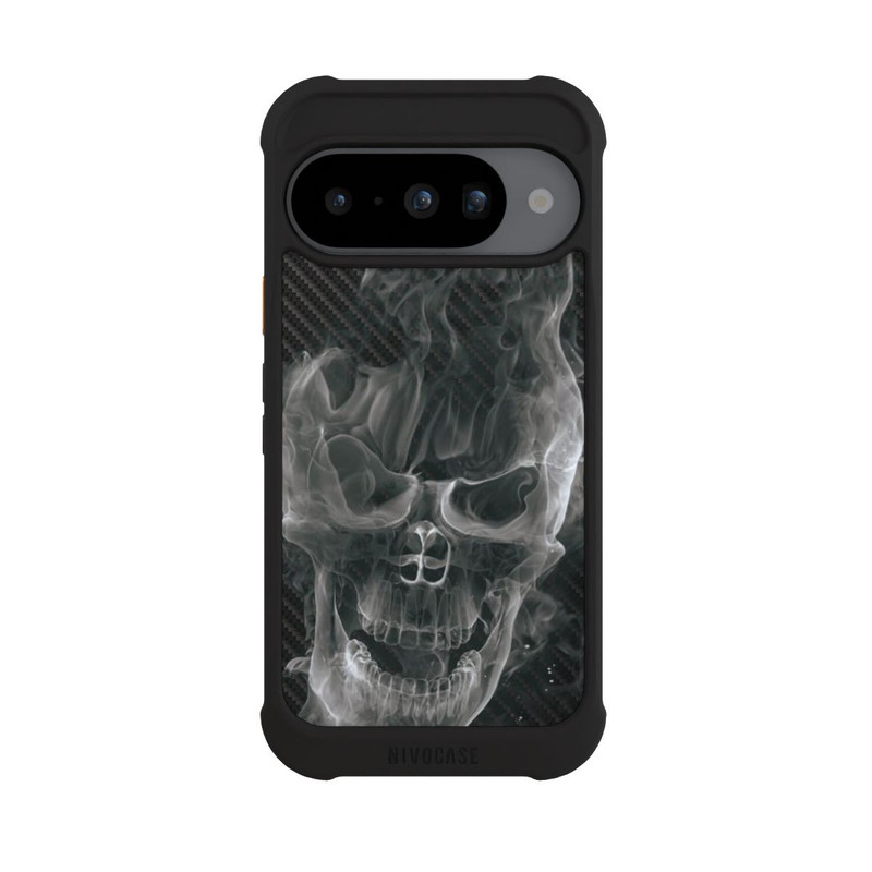 Pixel 10 NIVOmax rauchender Totenkopf Carbon