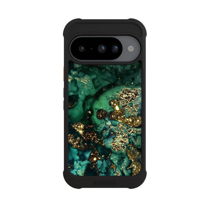 Pixel 10 NIVOmax Marbre Cyan Scintillant