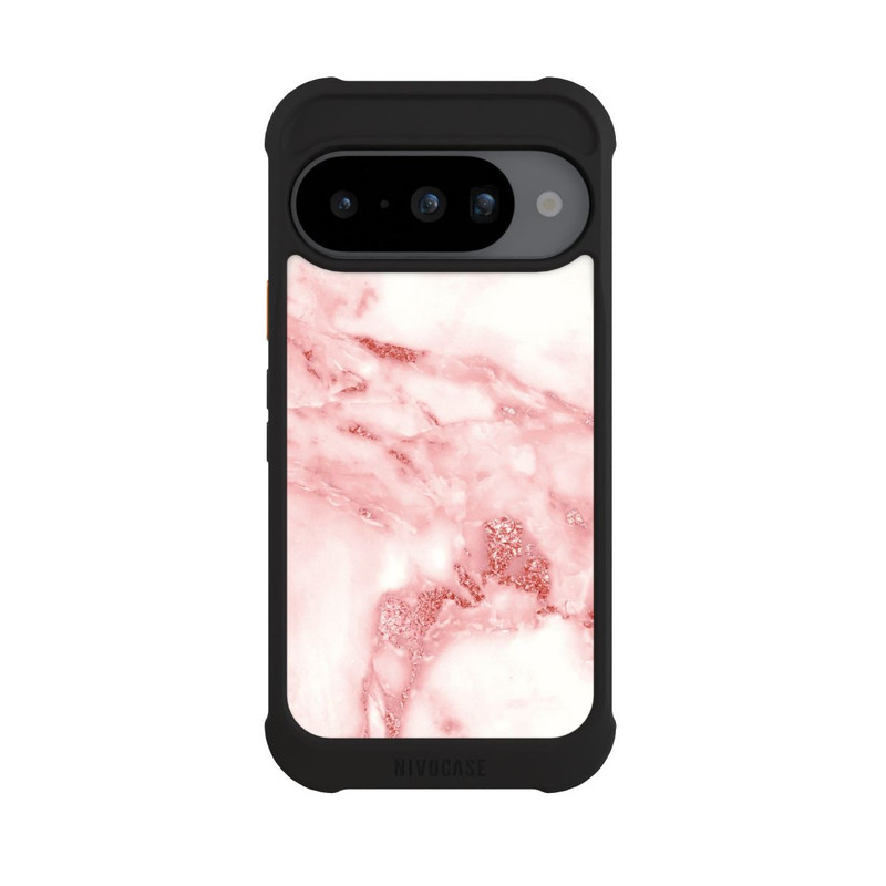 Pixel 10 NIVOmax Marbre Rose et Blanc