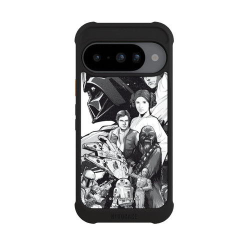 Google Pixel 10 NIVOmax Personnages StarWars - Noir et Blanc