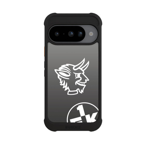 Google Pixel 10 NIVOmax Teufelskopf FCK auf Schwarz
