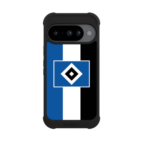 Google Pixel 10 NIVOmax HSV Streifen - Blau-Weiß-Schwarz