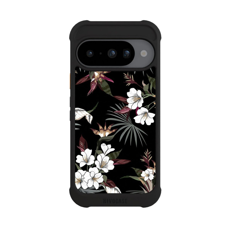 Pixel 10 NIVOmax Flowers Black