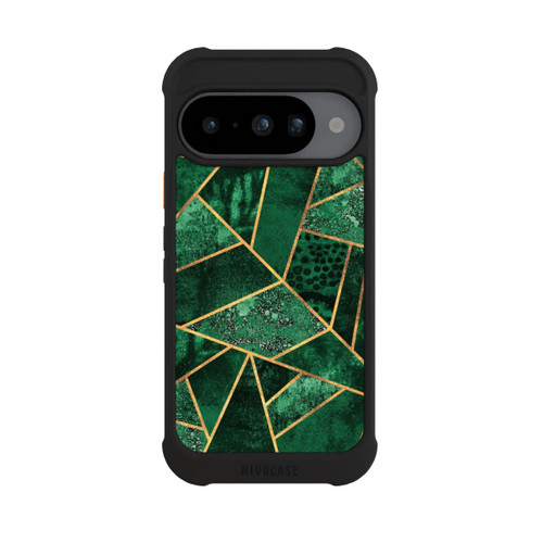 Google Pixel 10 NIVOmax Tief Smaragdgrün Golddruck