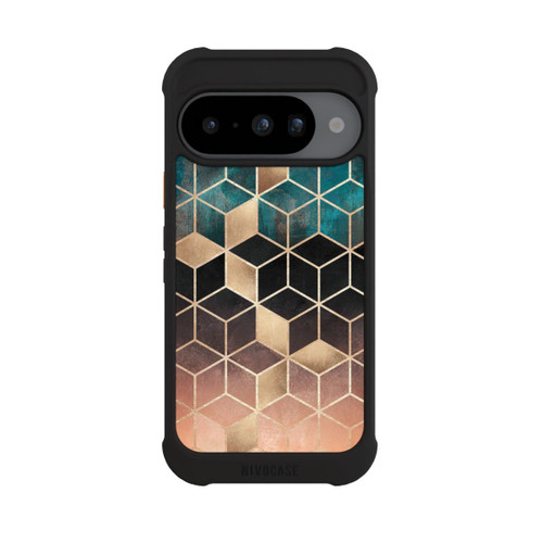 Google Pixel 10 NIVOmax Ombre Traum Würfel Gold Druck
